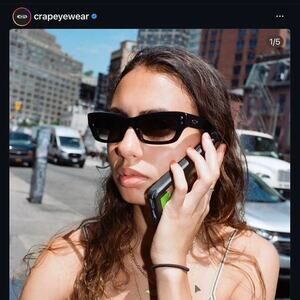 Crap eyewear glasses The glam rodeo, in black 🖤